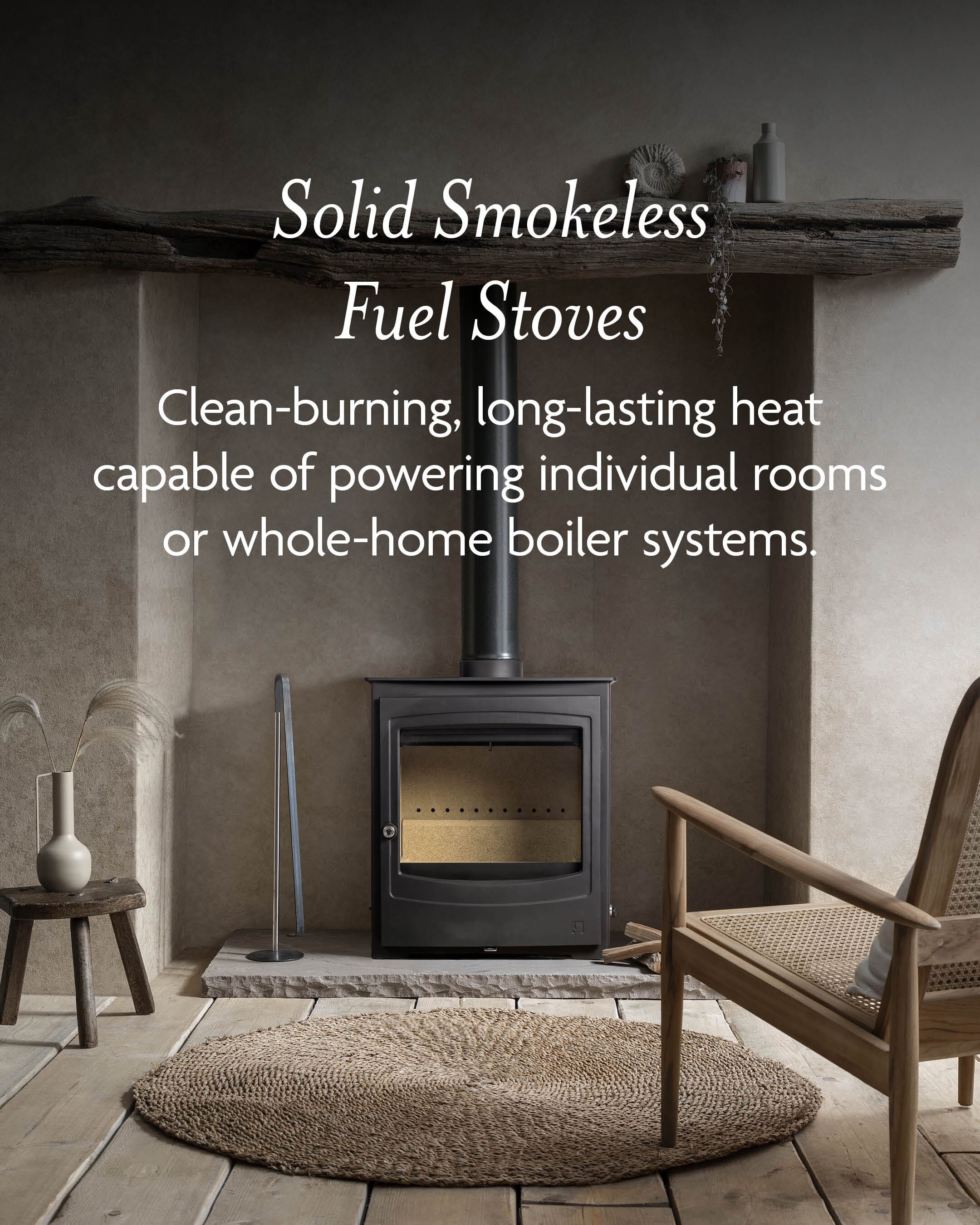 Stratford 20B solid smokeless fuel boiler stove