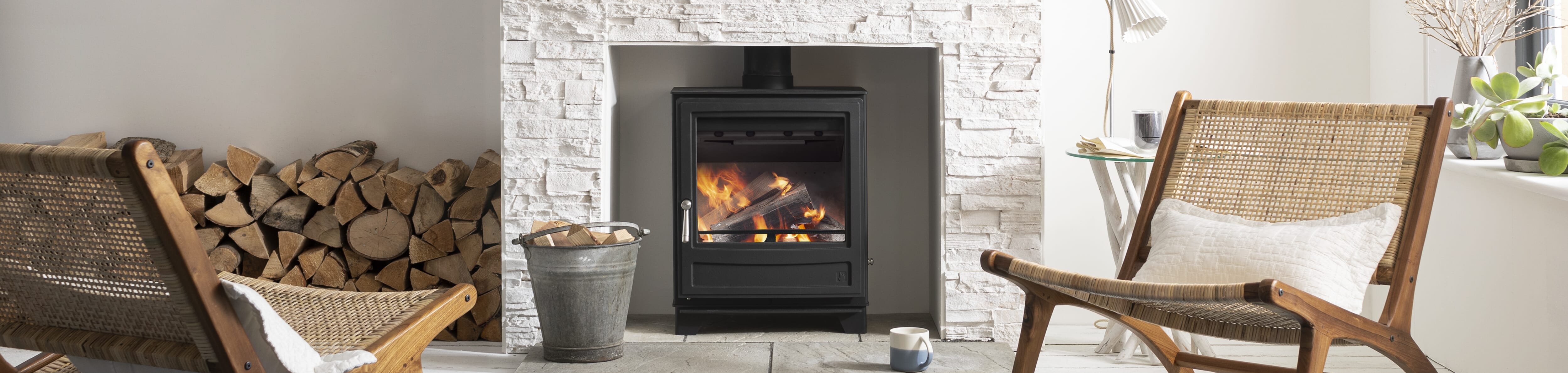 Arada Ecoburn 5 Widescreen multifuel stove